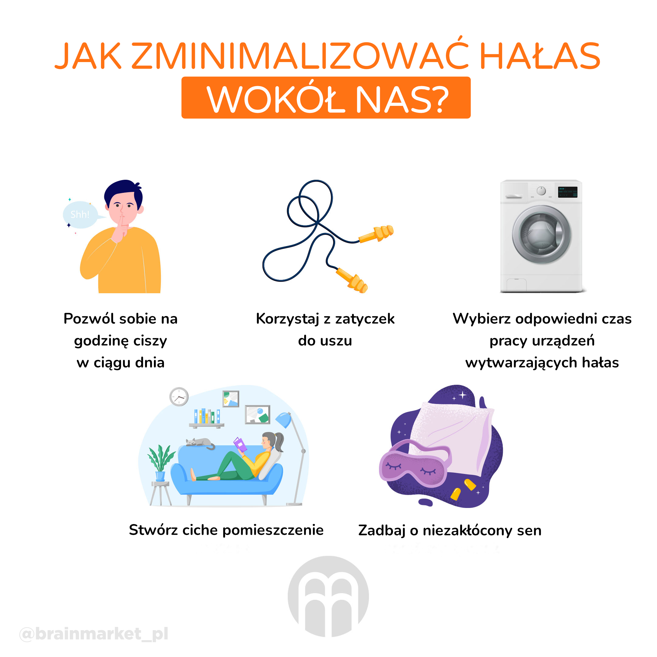 Jak minimalizovat hluk kolem nas_infografika_pl